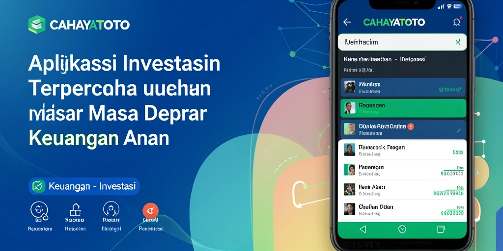 Antarmuka modern dan fitur Investasi yang mudah digunakan.