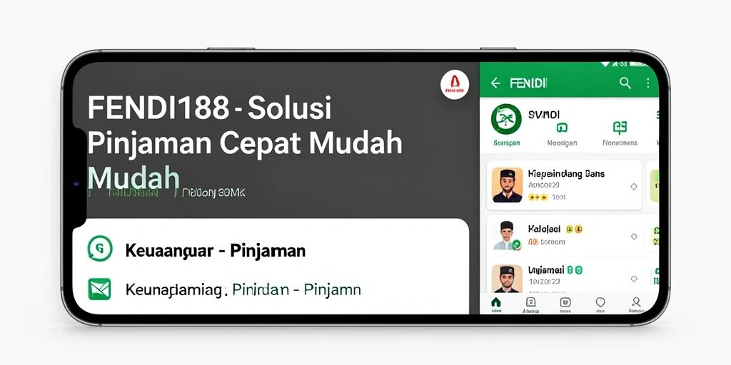 Antarmuka aplikasi FENDI188 yang user-friendly dan fungsional.